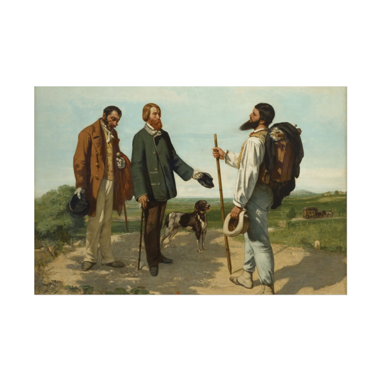 Bonjour, Monsieur Courbet Reproduction