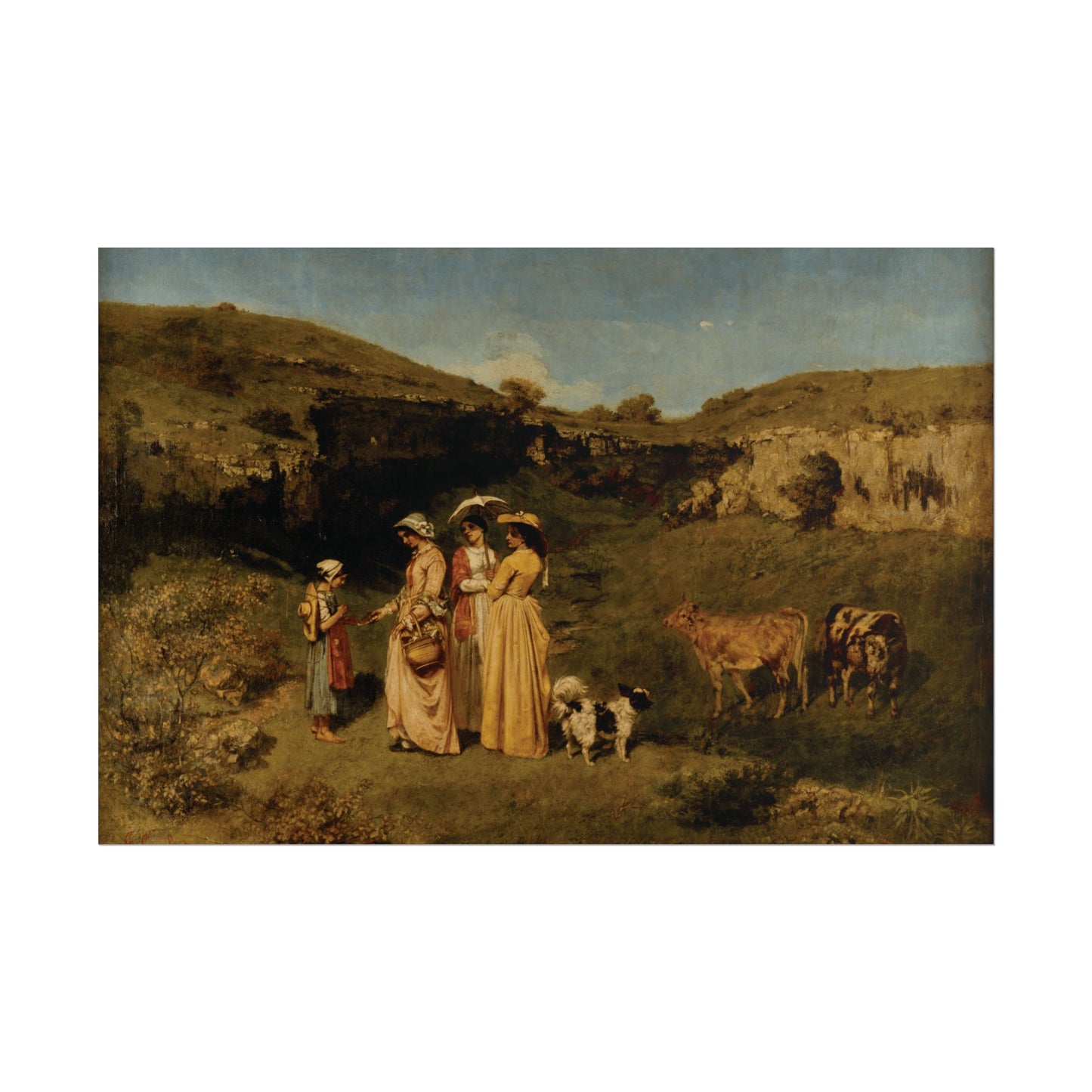 Young Ladies of the Village Reproduction