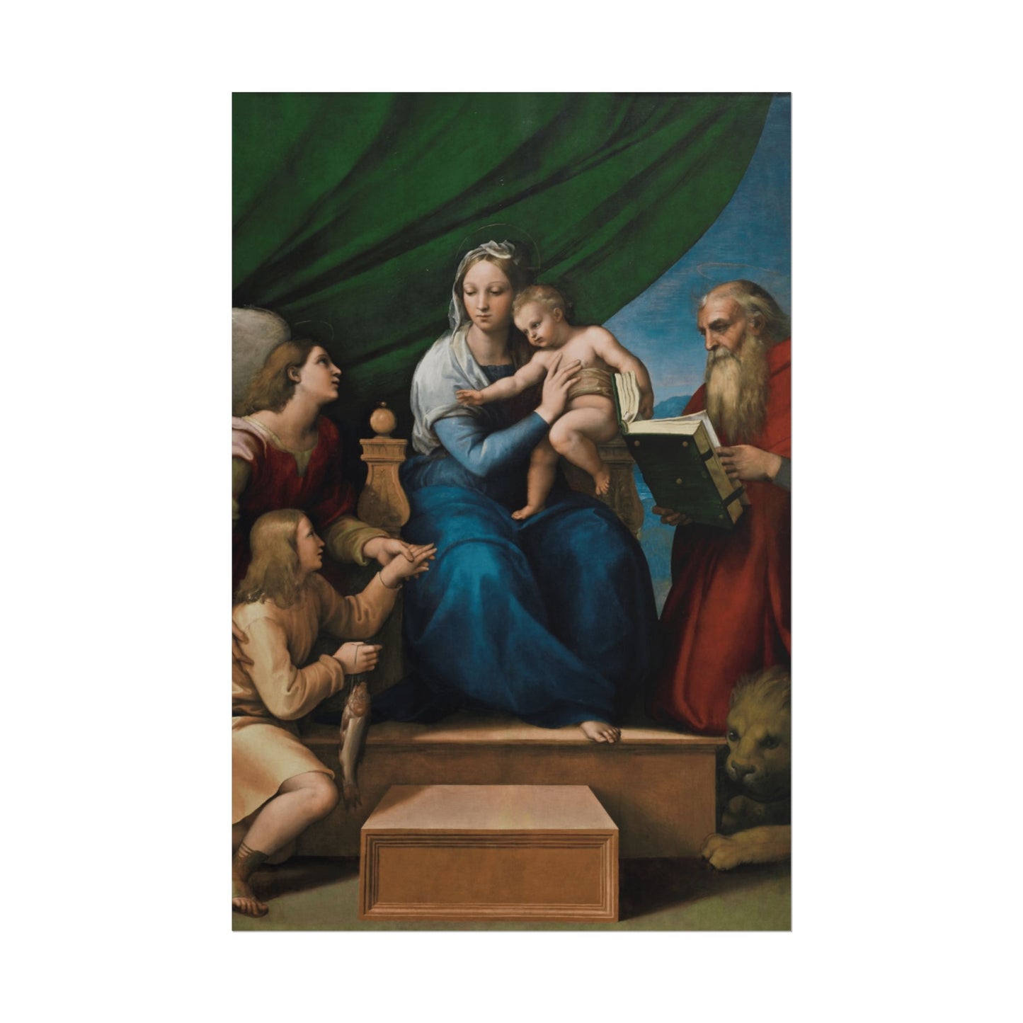 Madonna with the Fish Reproduction