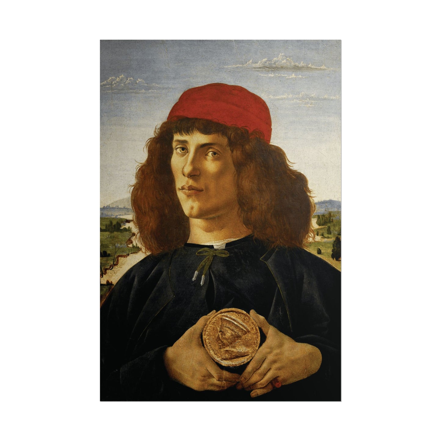 Portrait of a Man with a Medal of Cosimo the Elder Reproduction