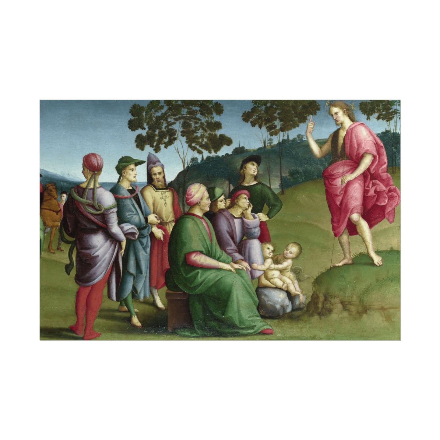 Saint John the Baptist Preaching Reproduction