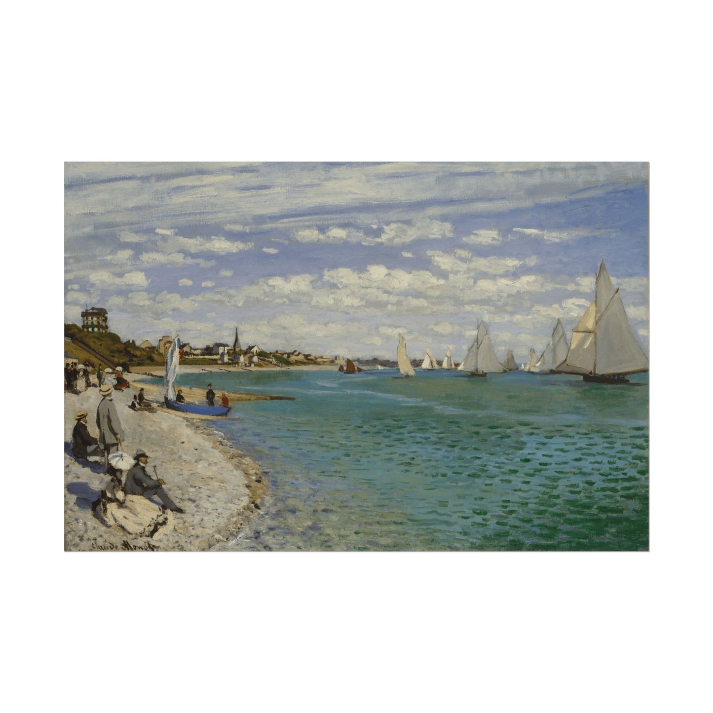 Regatta at Sainte-Adresse Reproduction