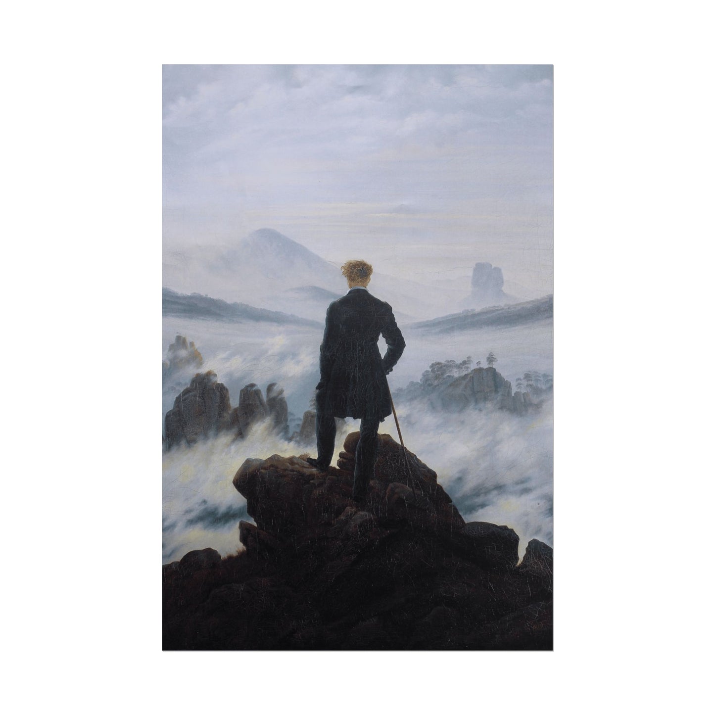 Wanderer above the Sea of Fog Reproduction