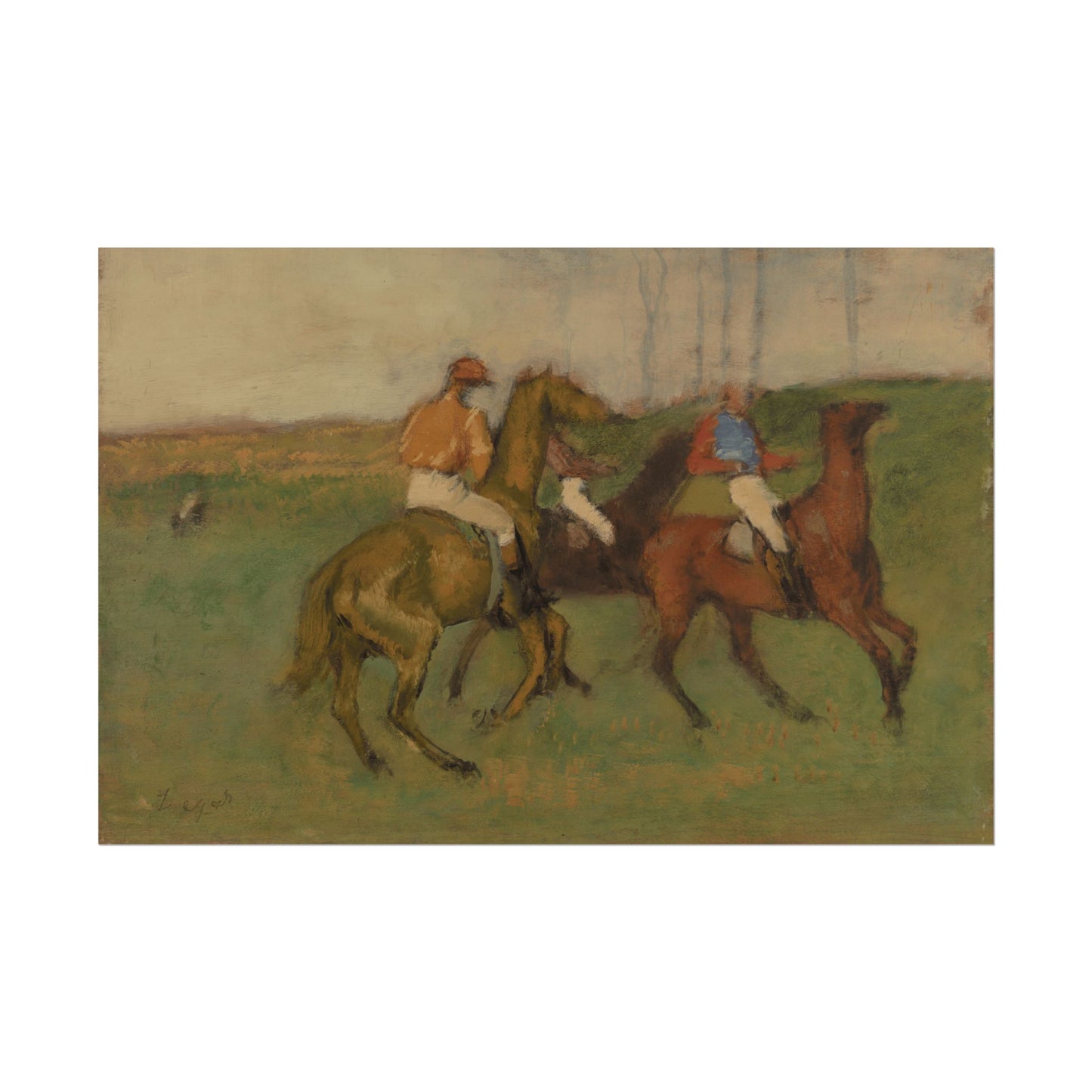 Jockeys and Race Horses Reproduction