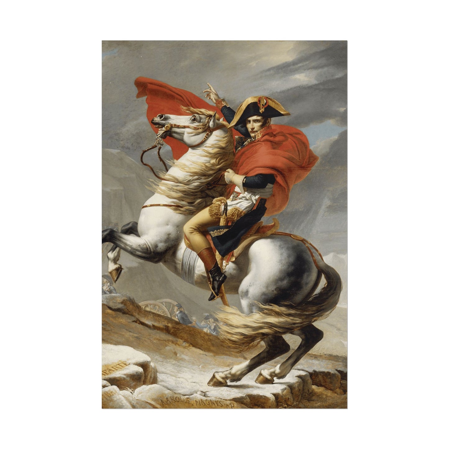 Napoleon Crossing the Alps Reproduction