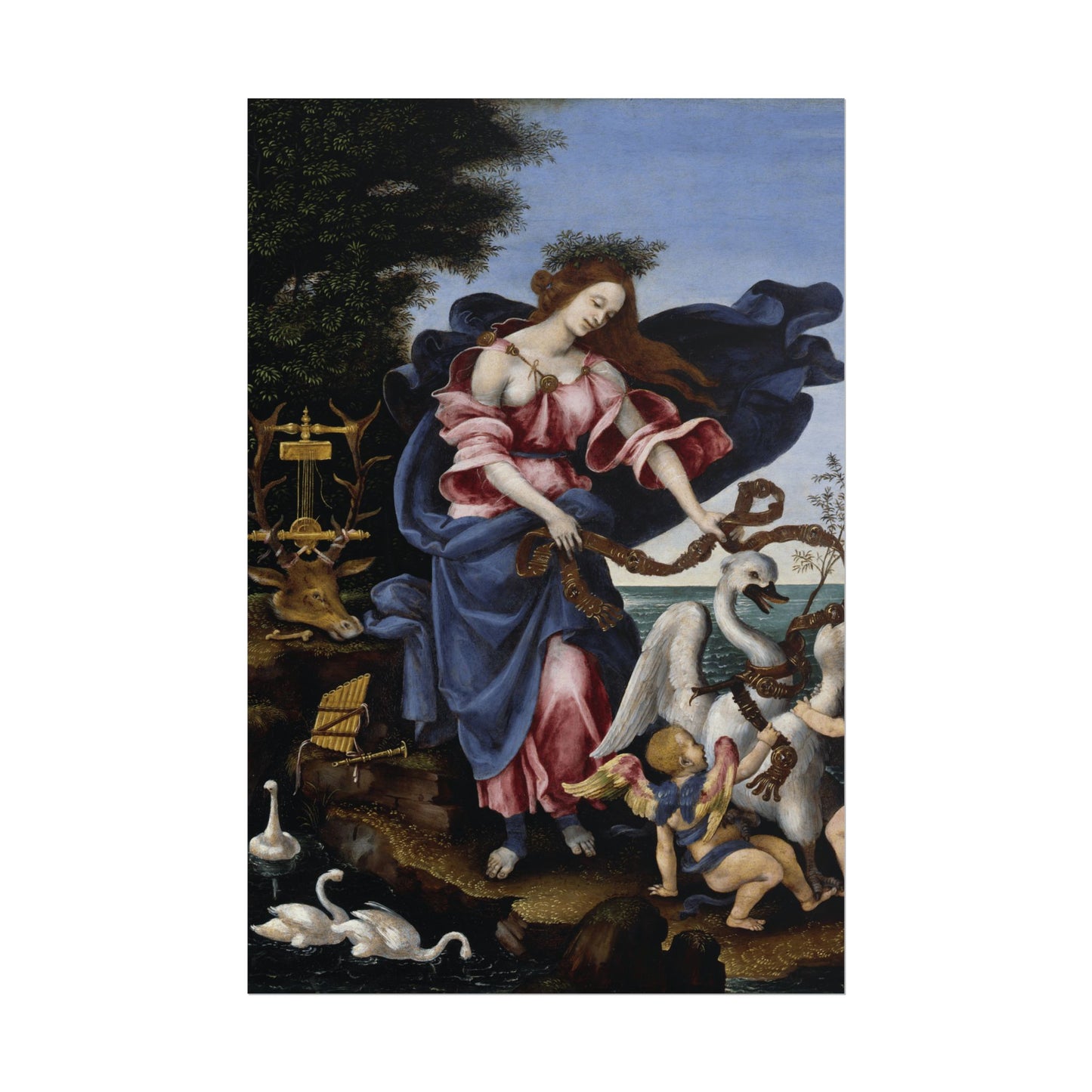 Allegory of Music (Erato) Reproduction