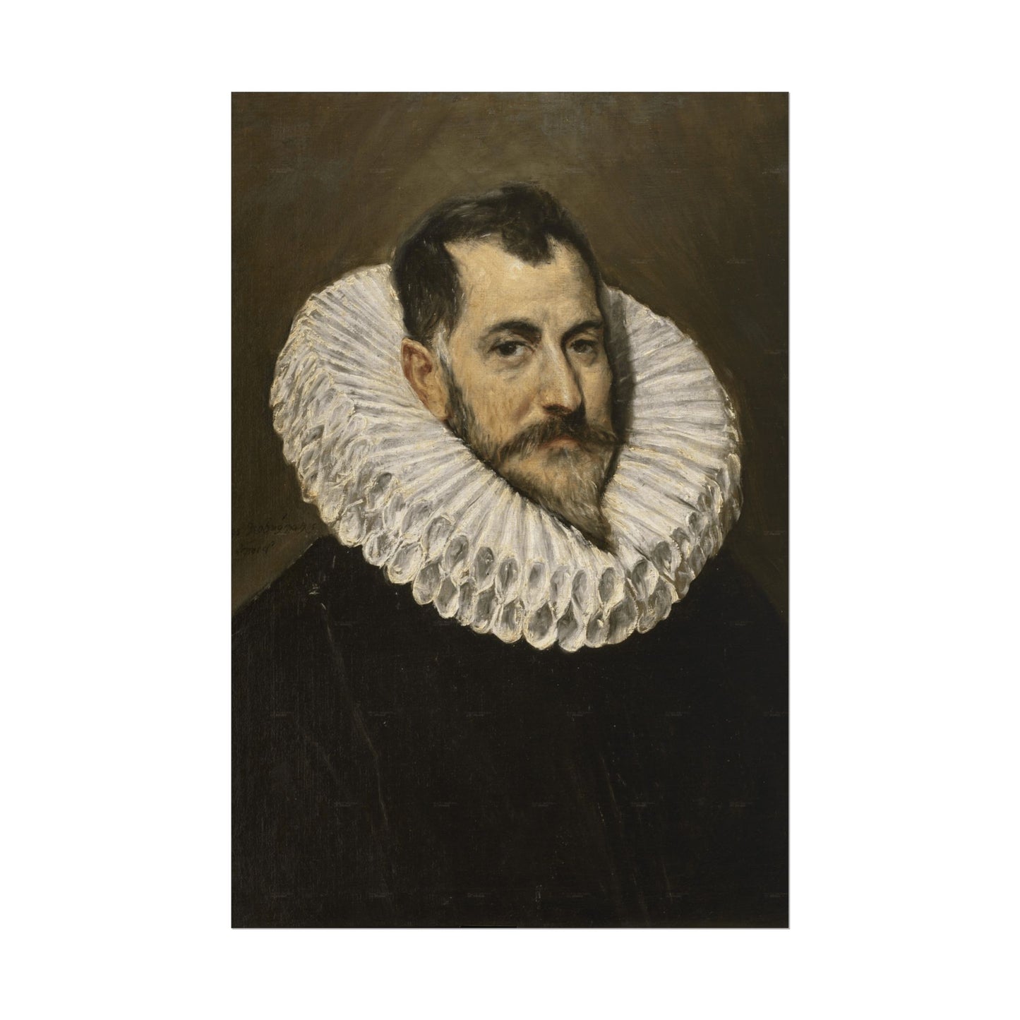 Retrato de un Caballero Desconocido Reproduction