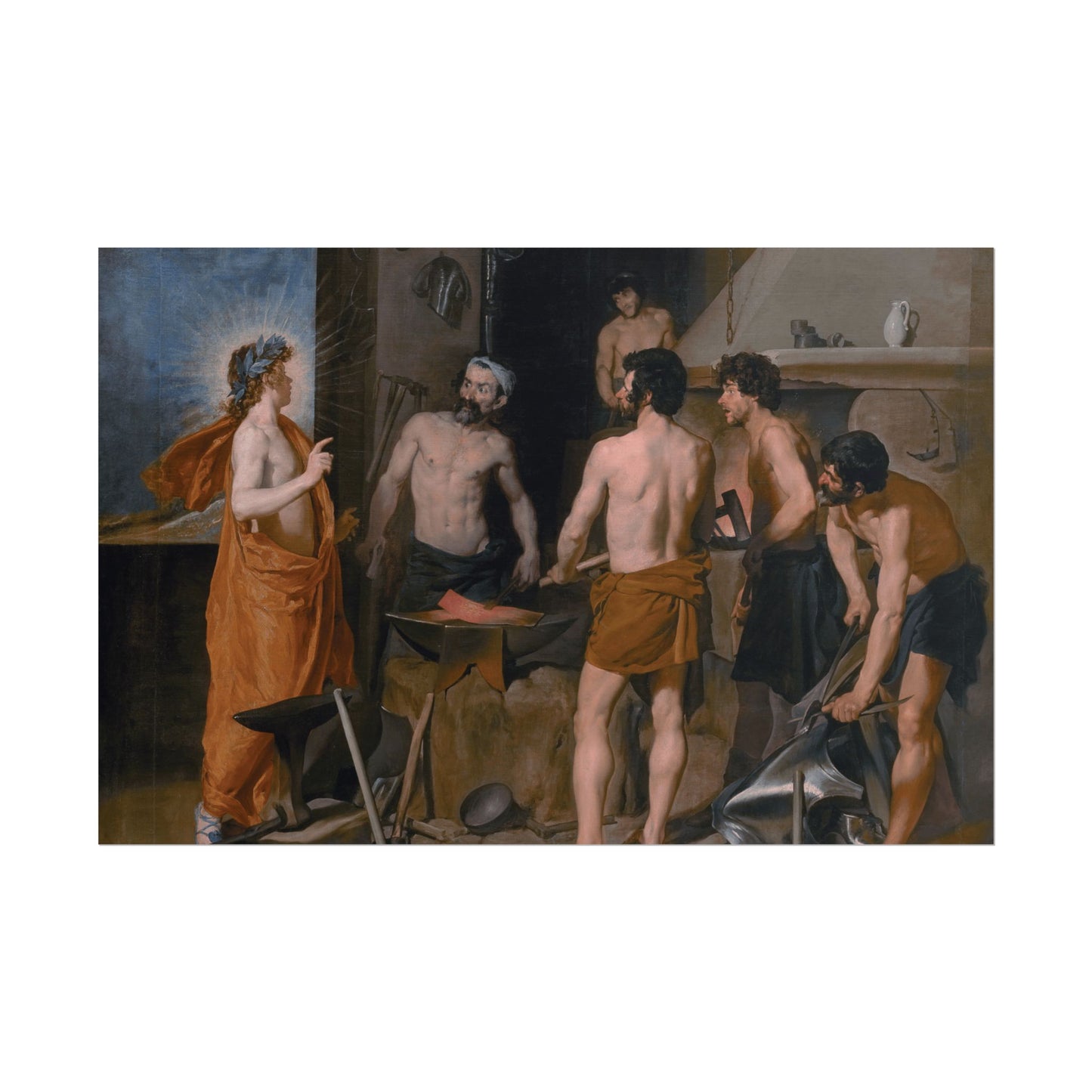 Apollo in the Forge of Vulcan Reproduction