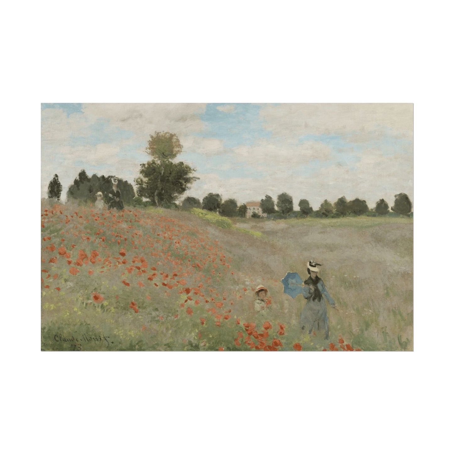 The Poppy Field near Argenteuil Reproduction