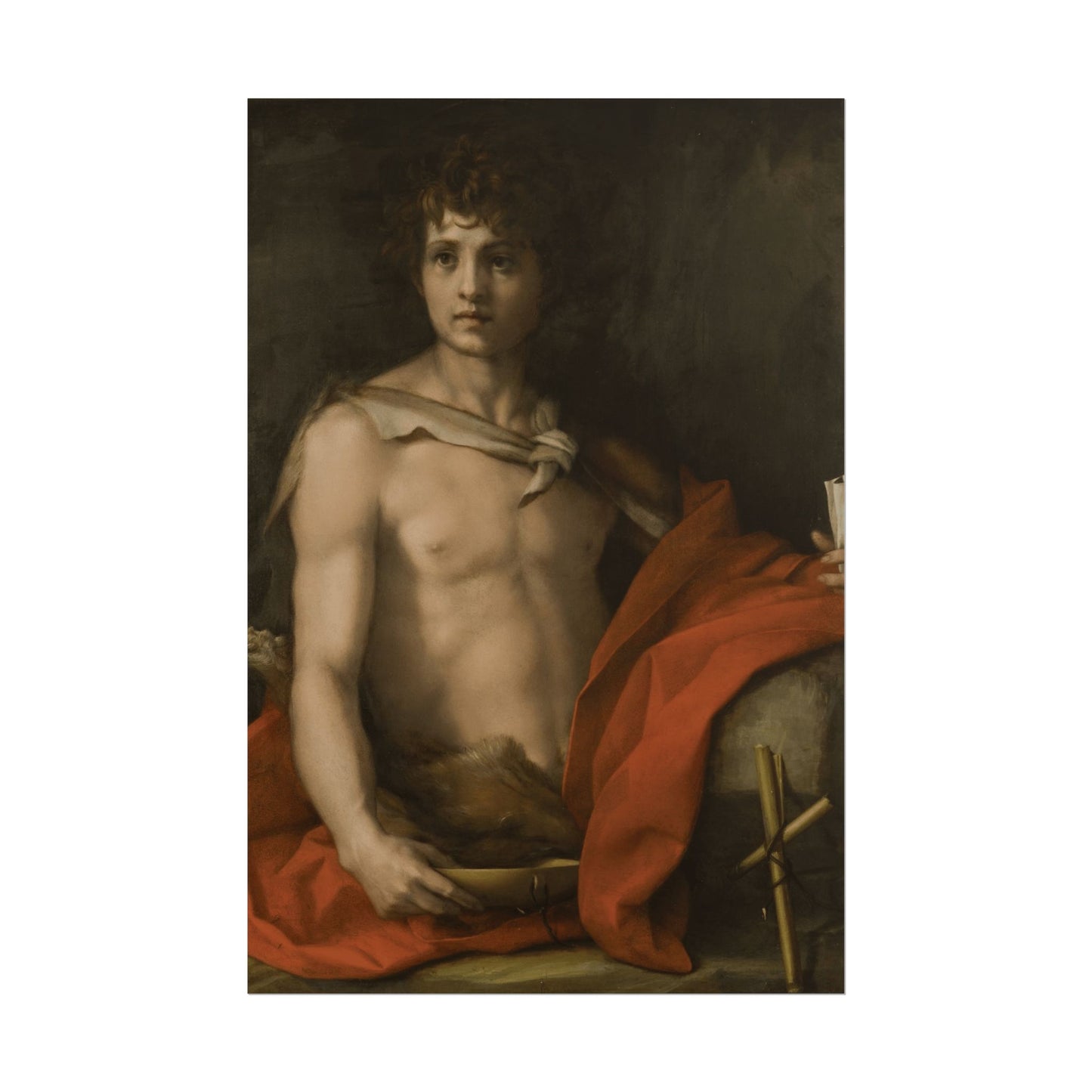 Saint John the Baptist as a Boy Reproduction