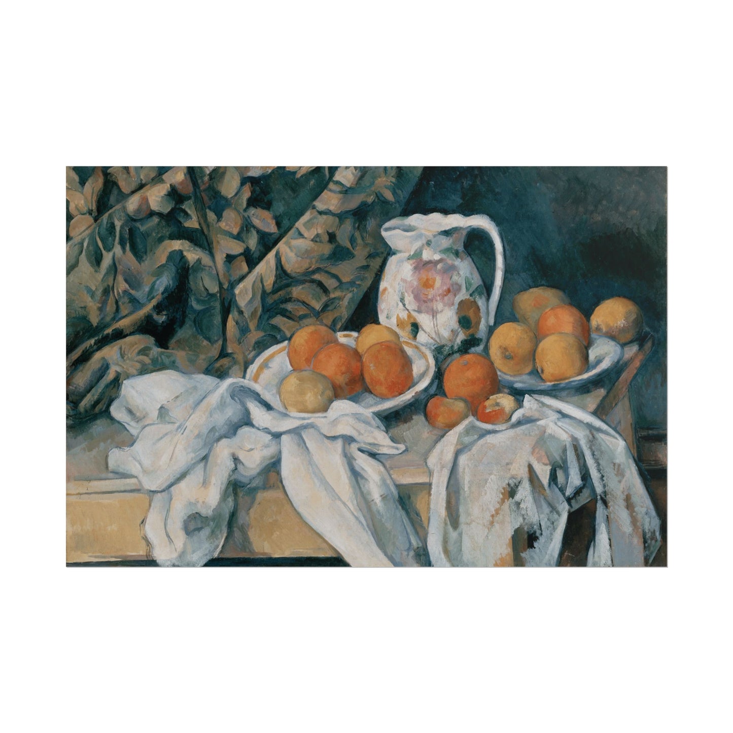 Still Life with a Curtain Reproduction