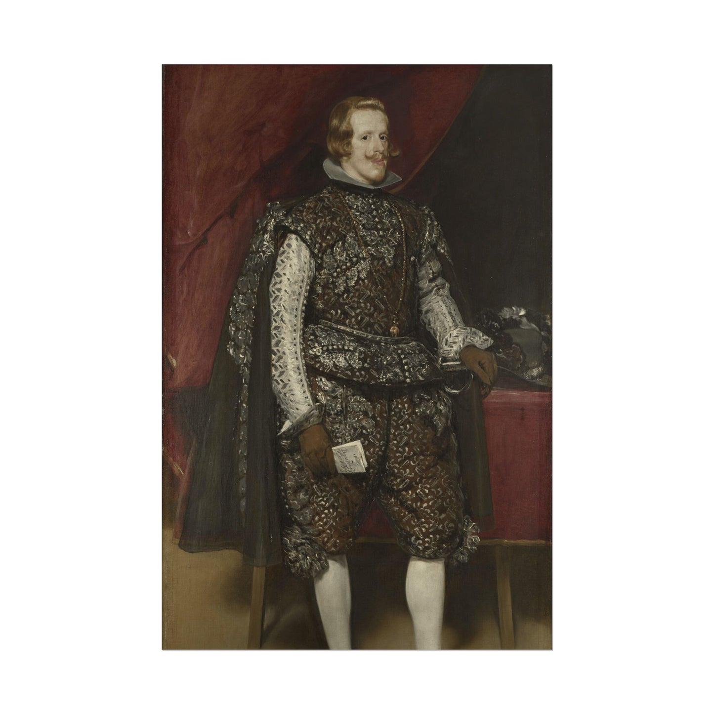 Philip IV in Brown and Silver Reproduction