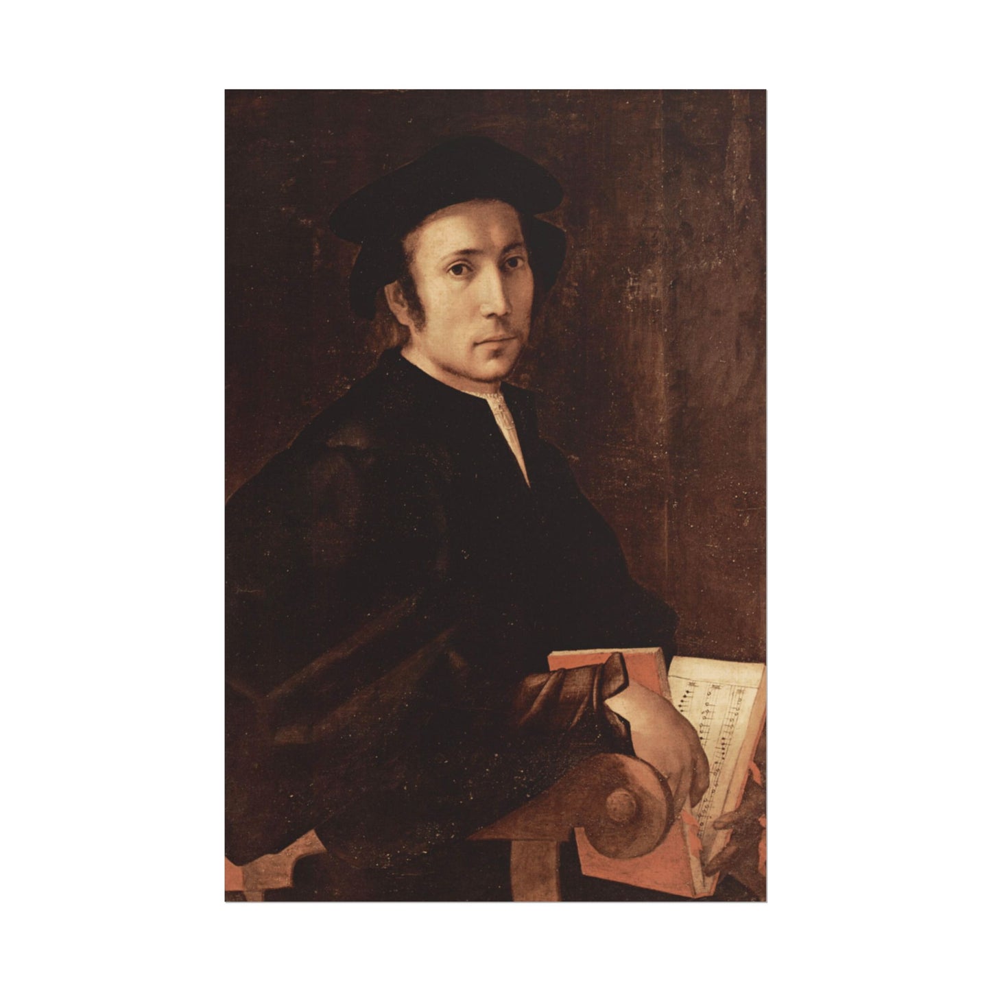 Portrait of a Musician Reproduction