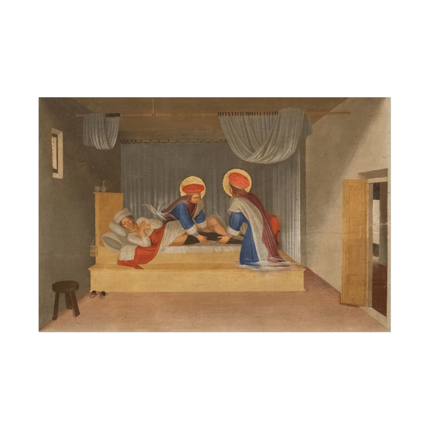 The Healing of Deacon Justinian by Saints Cosmas and Damian Reproduction