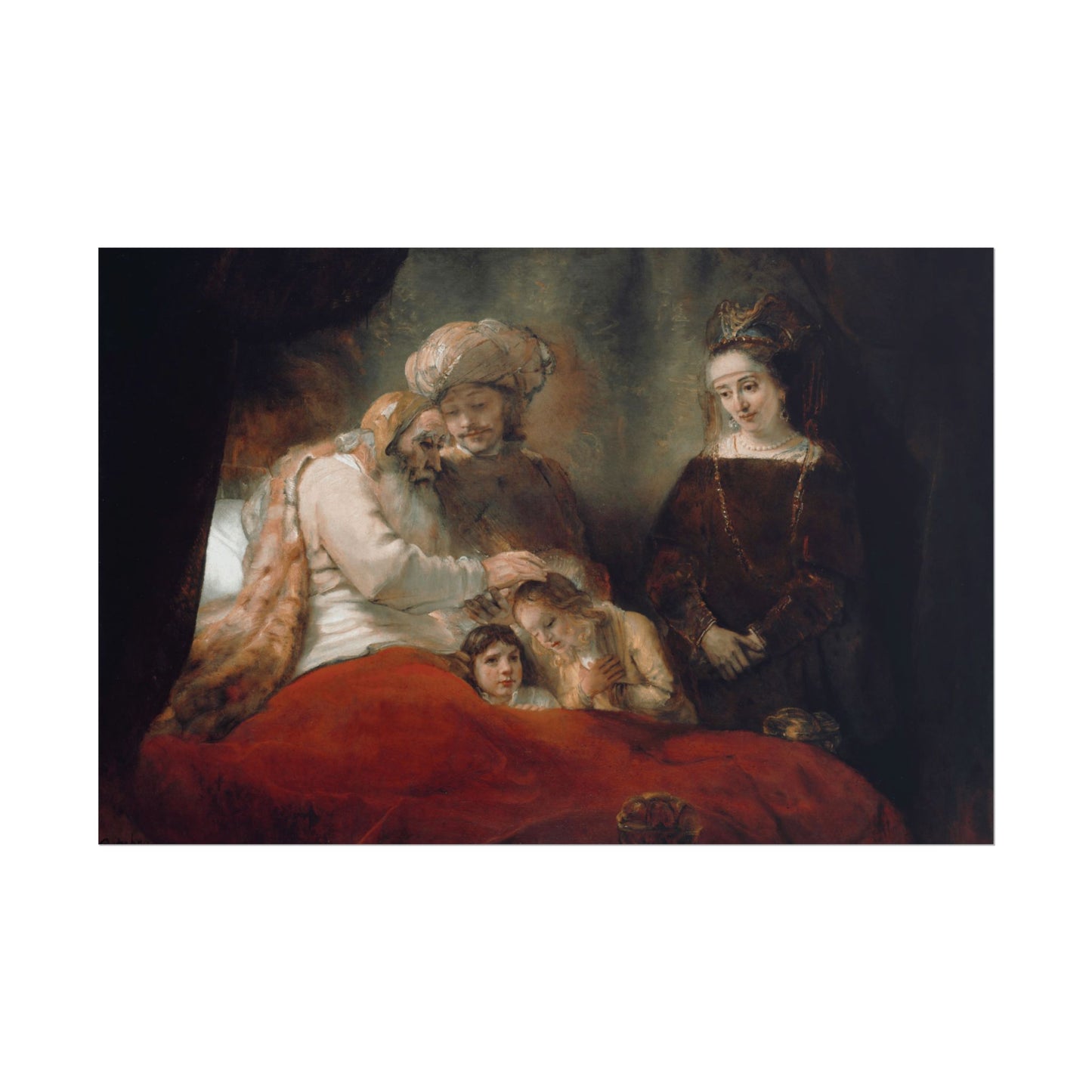 Jacob Blessing the Sons of Joseph Reproduction