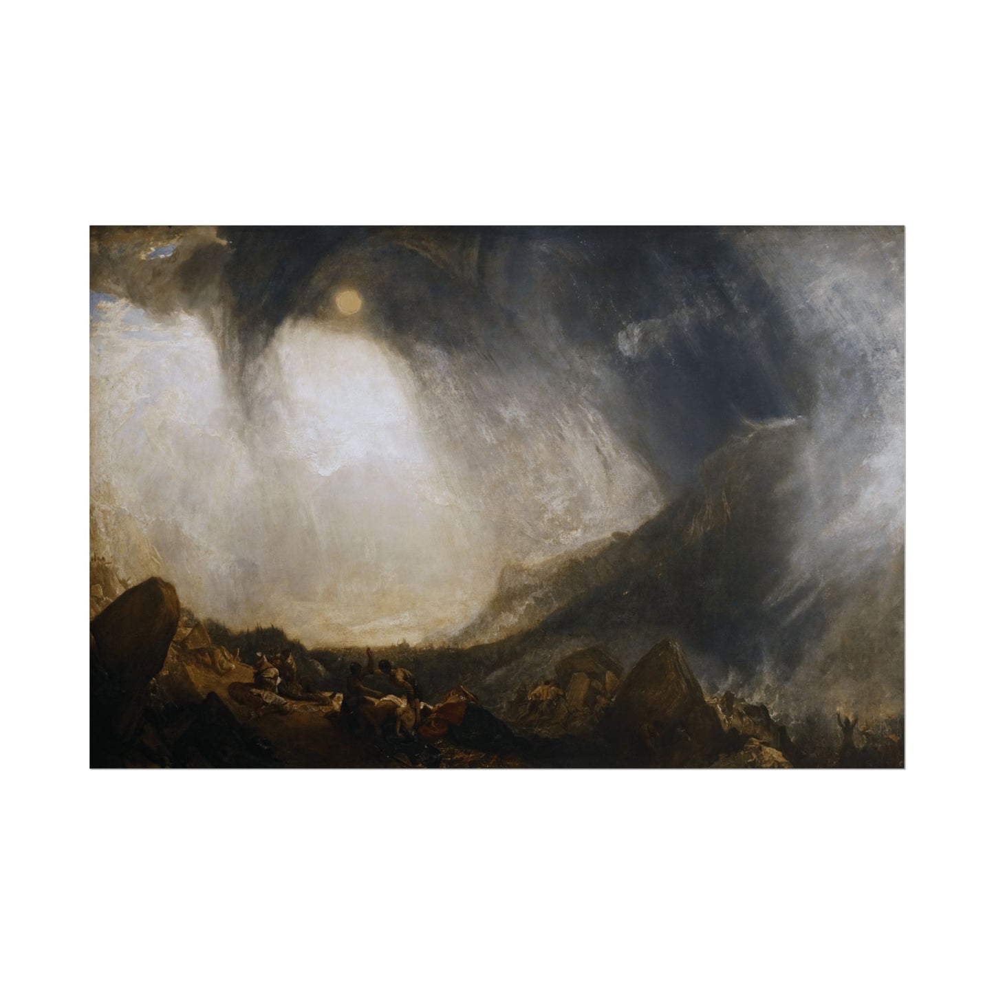 Snow Storm: Hannibal and His Army Crossing the Alps Reproduction