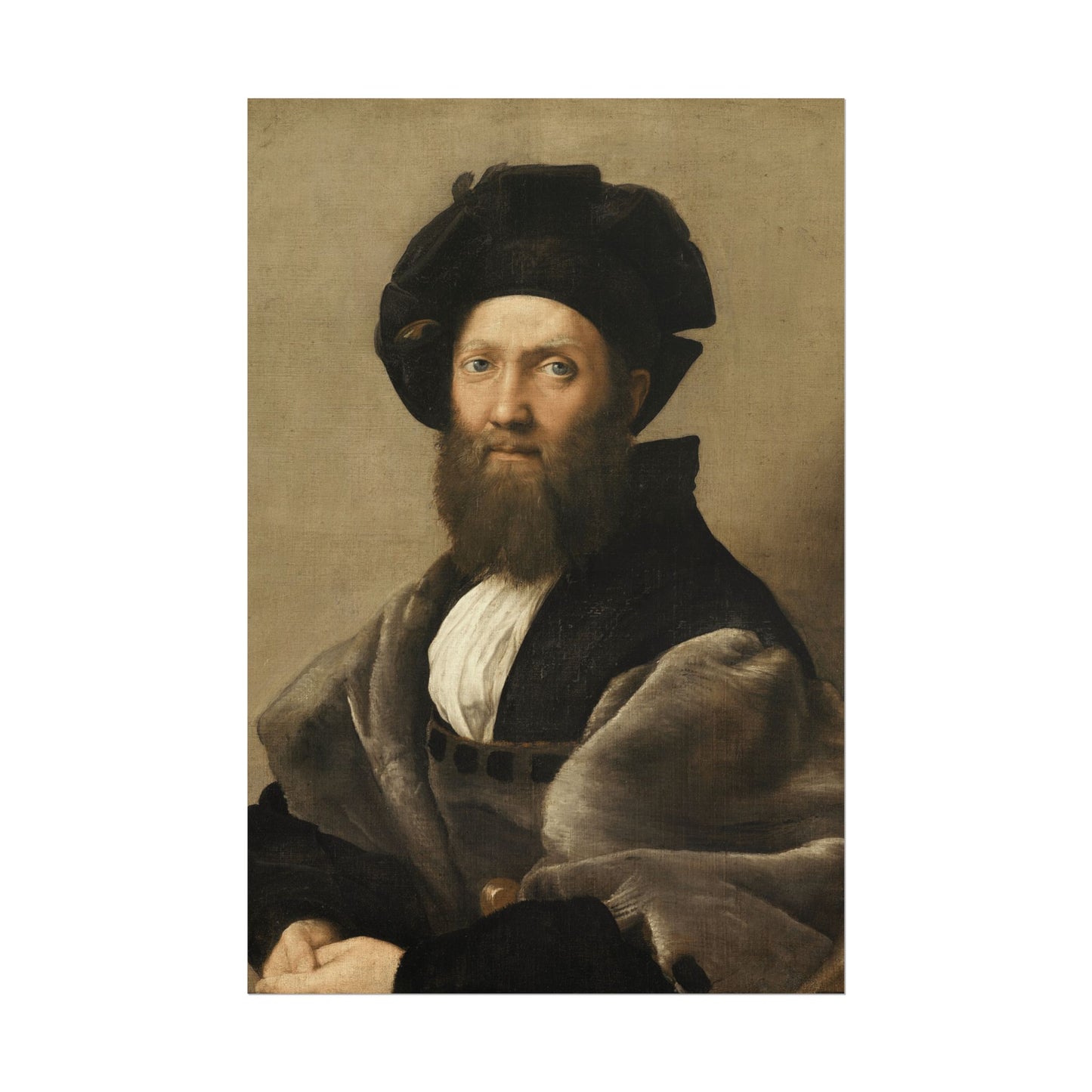 Portrait of Baldassare Castiglione Reproduction