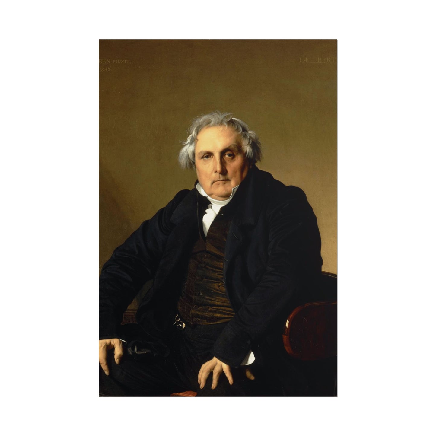 Portrait of Monsieur Bertin Reproduction