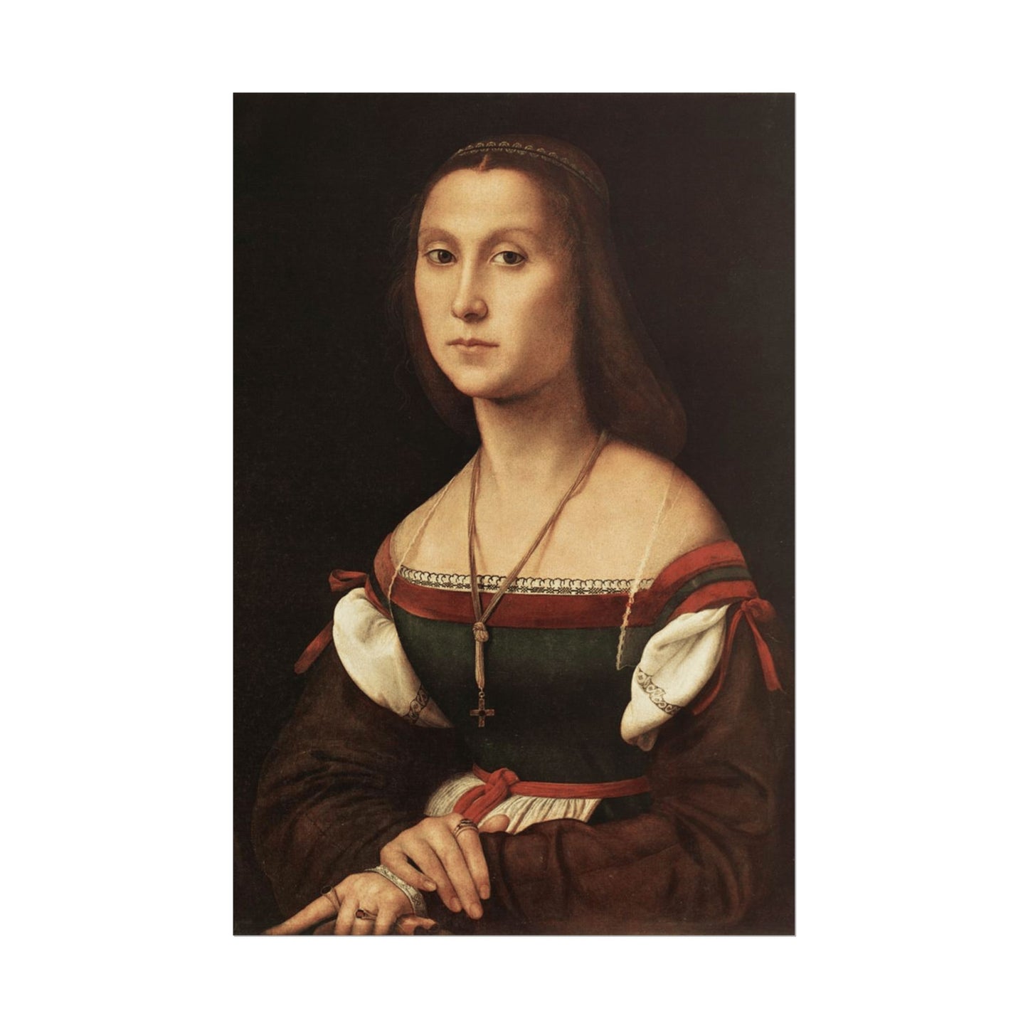Portrait of a Young Woman Reproduction