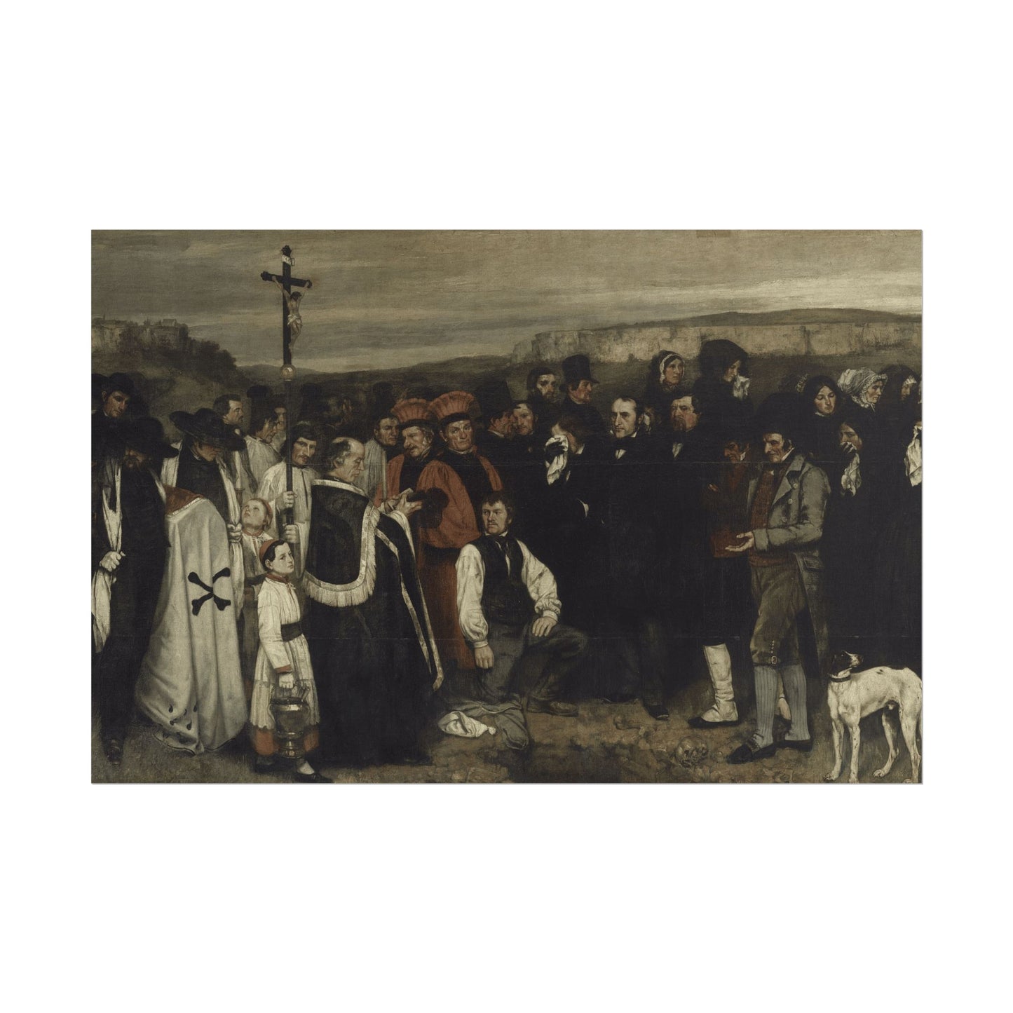 A Burial at Ornans Reproduction