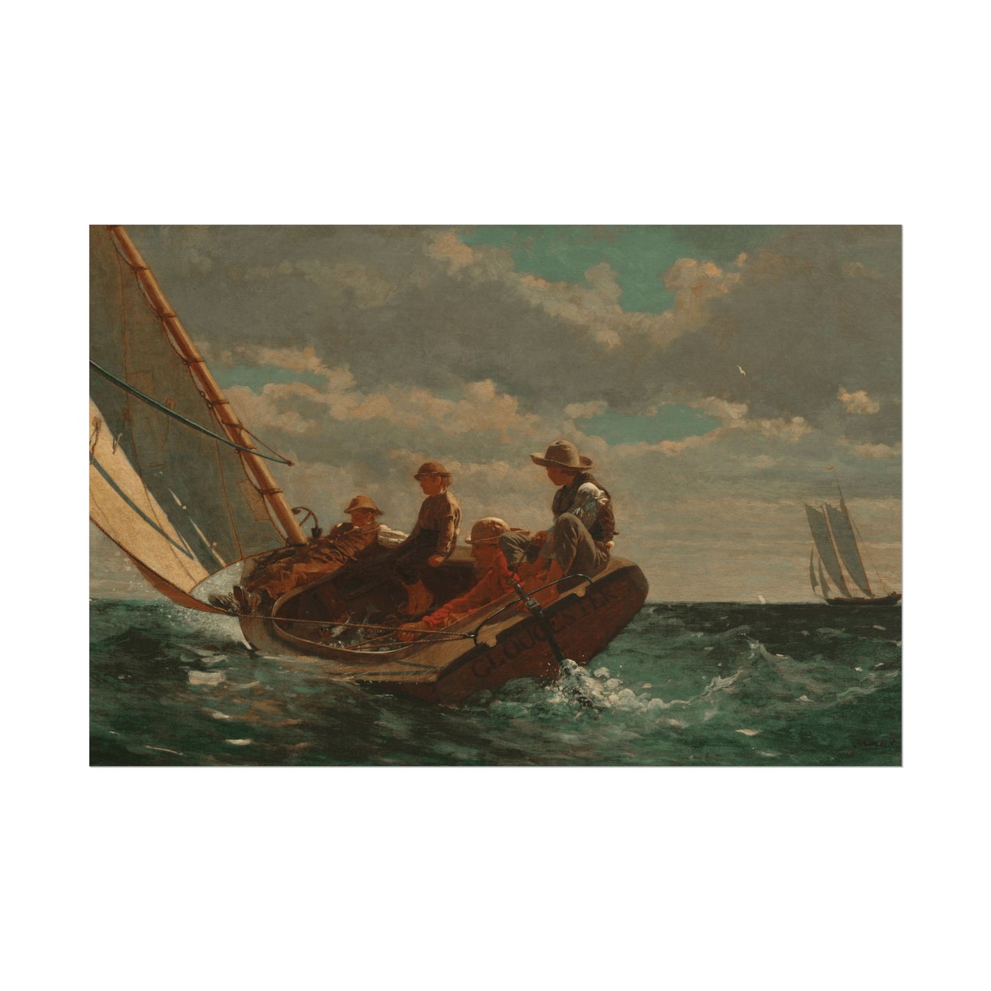 Breezing Up (A Fair Wind) Reproduction