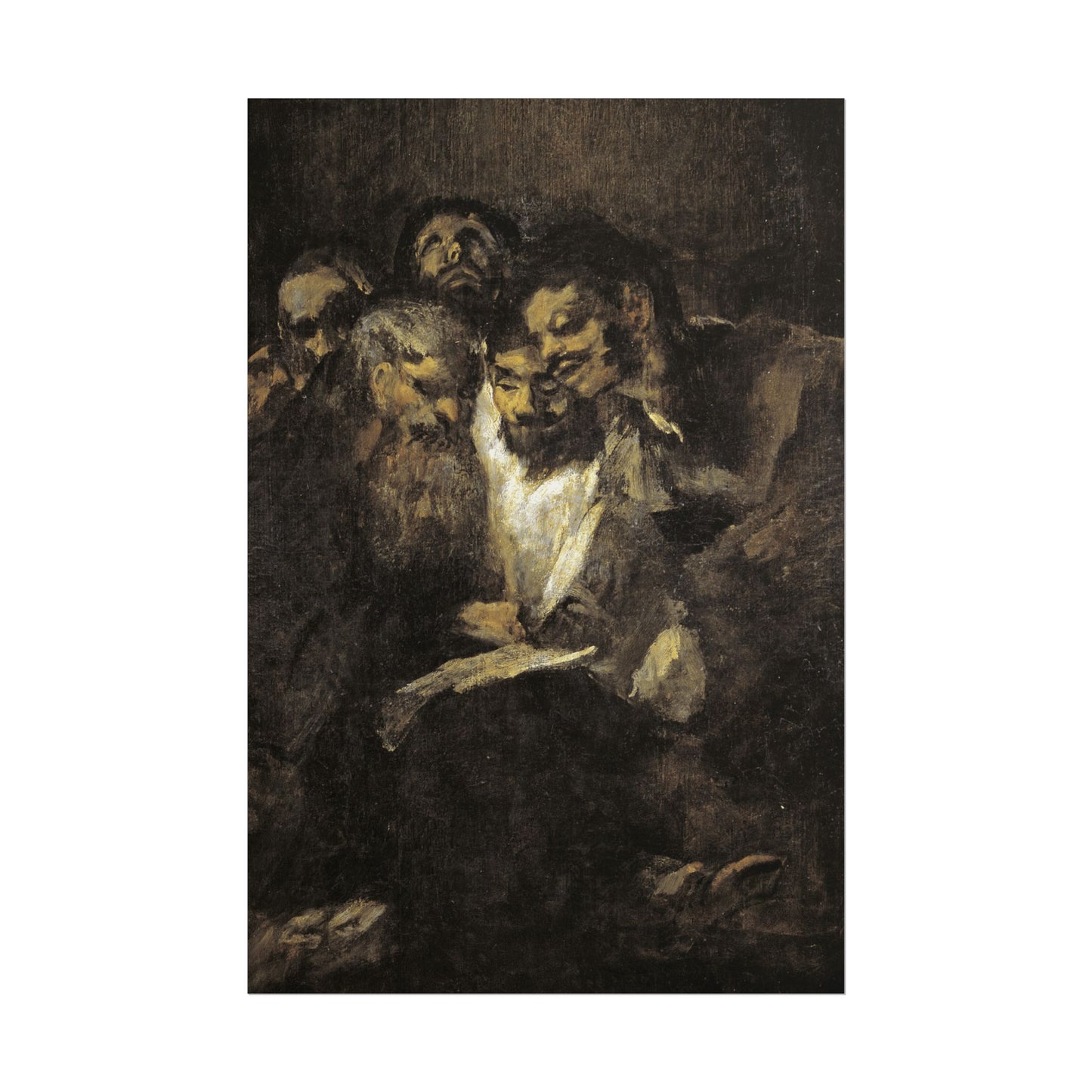 Men Reading Reproduction