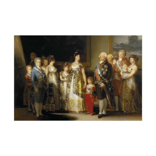 Charles IV of Spain and His Family Reproduction