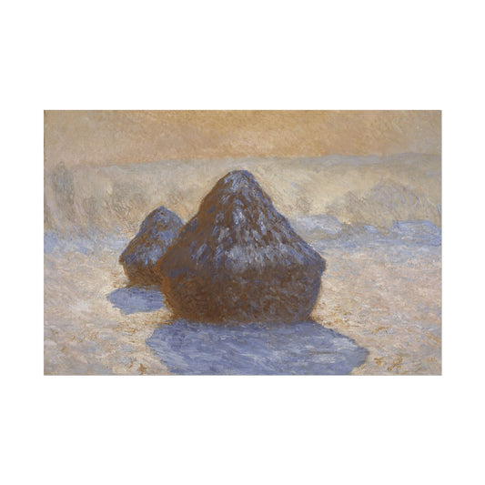 Haystacks: Snow Effect Reproduction
