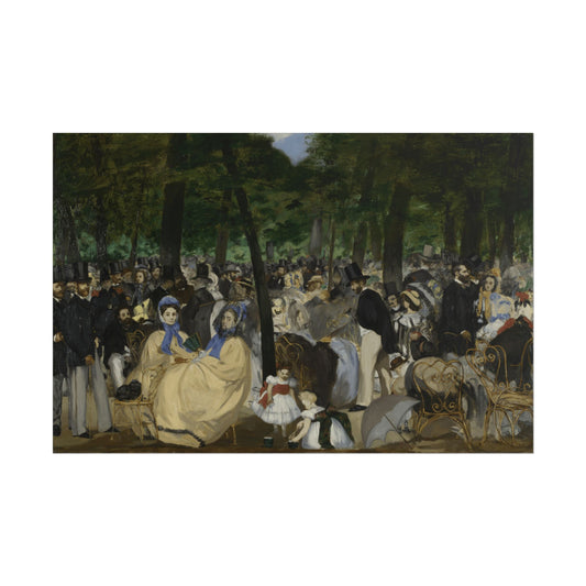 Music in the Tuileries Reproduction