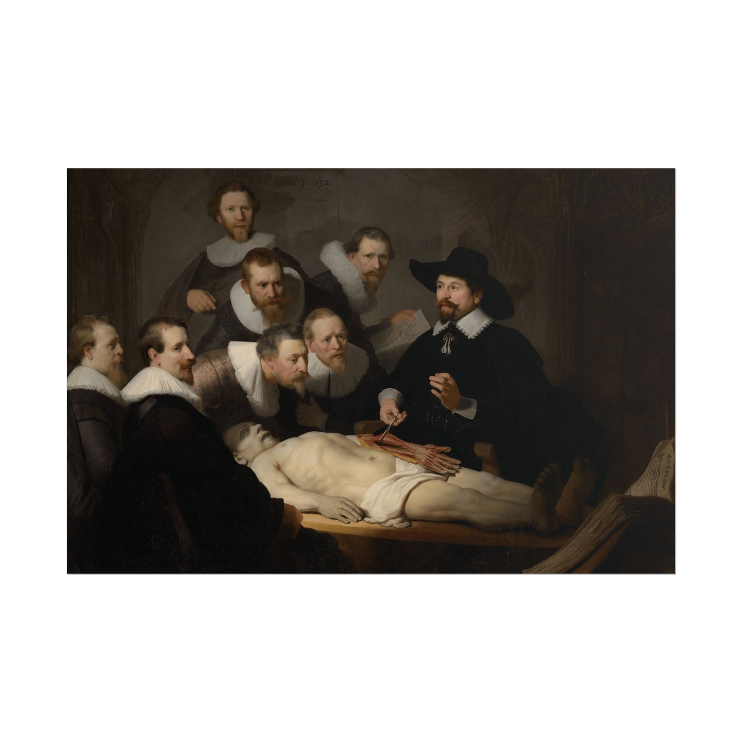 The Anatomy Lesson of Dr. Nicolaes Tulp Reproduction
