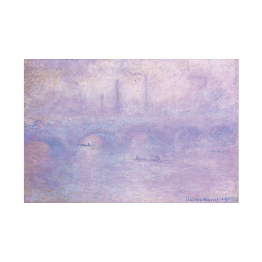 Waterloo Bridge. Effect of Fog Reproduction