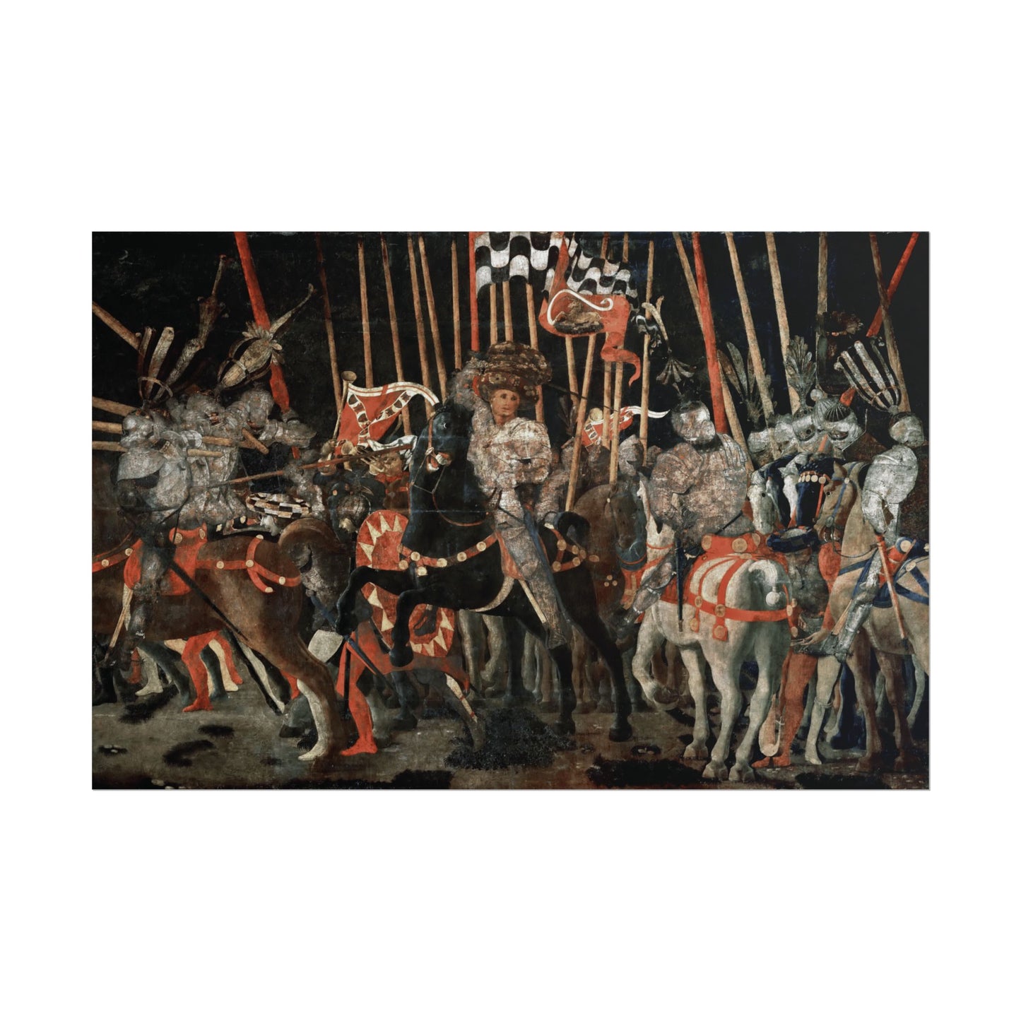 The Decisive Attack of Micheletto Attendolo at San Romano Reproduction