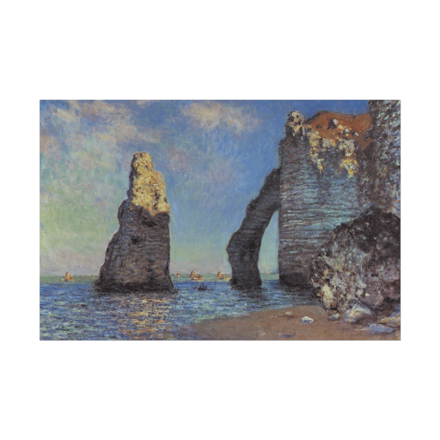 The Cliffs at Étretat Reproduction