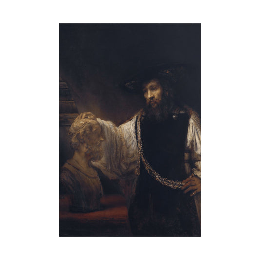 Aristotle with a Bust of Homer Reproduction