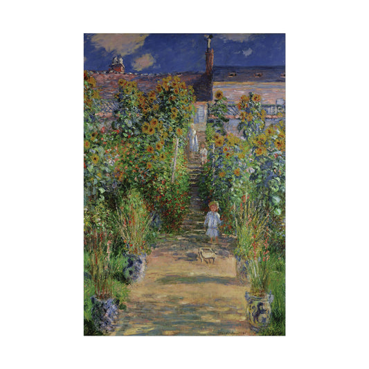 The Artist's Garden at Vétheuil Reproduction
