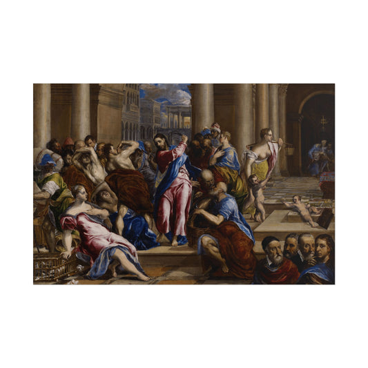 Christ Driving the Money Changers from the Temple Reproduction