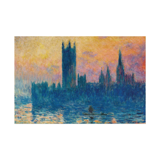The Houses of Parliament, Sunset Reproduction