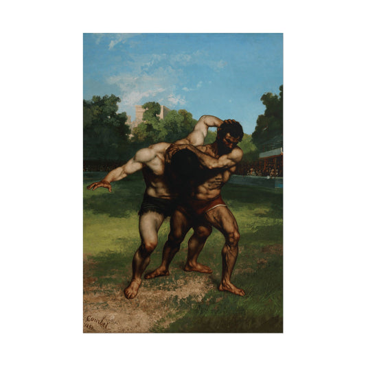 The Wrestlers Reproduction