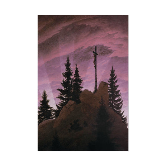 Cross in the Mountains Reproduction