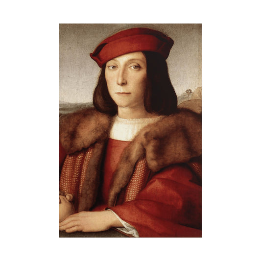 Portrait of a Young Man with an Apple Reproduction