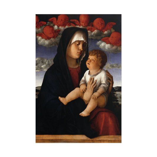 Madonna of Red Cherubs Reproduction