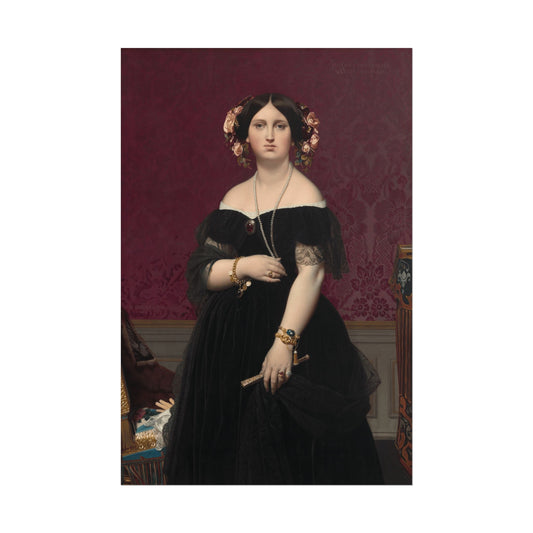 Portrait of Madame Moitessier Reproduction