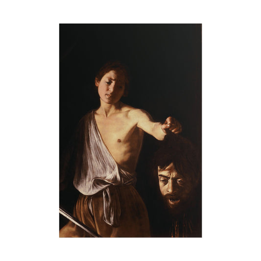 David with the Head of Goliath Reproduction