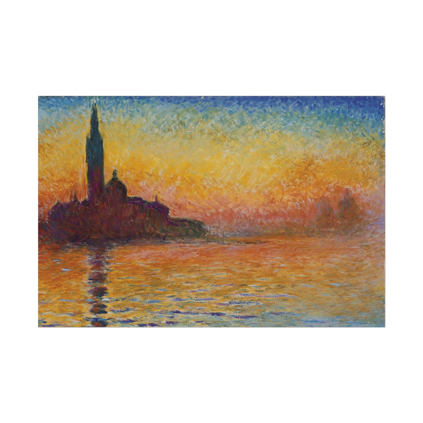 San Giorgio Maggiore at Dusk Reproduction