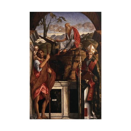 Sts Christopher, Jerome and Louis of Toulouse Reproduction
