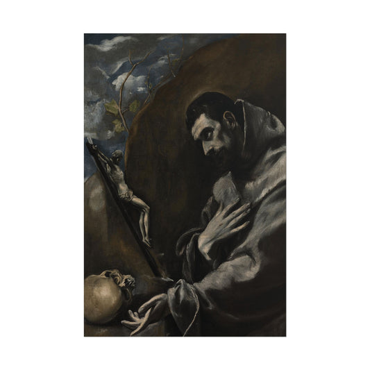 Saint Francis of Assisi in Meditation Reproduction