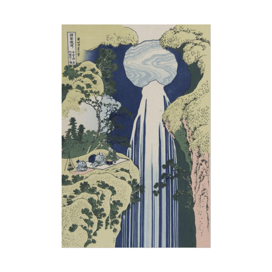 Amida Falls in the Far Reaches of the Kisokaidō Road Reproduction