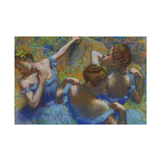Dancers in Blue Reproduction