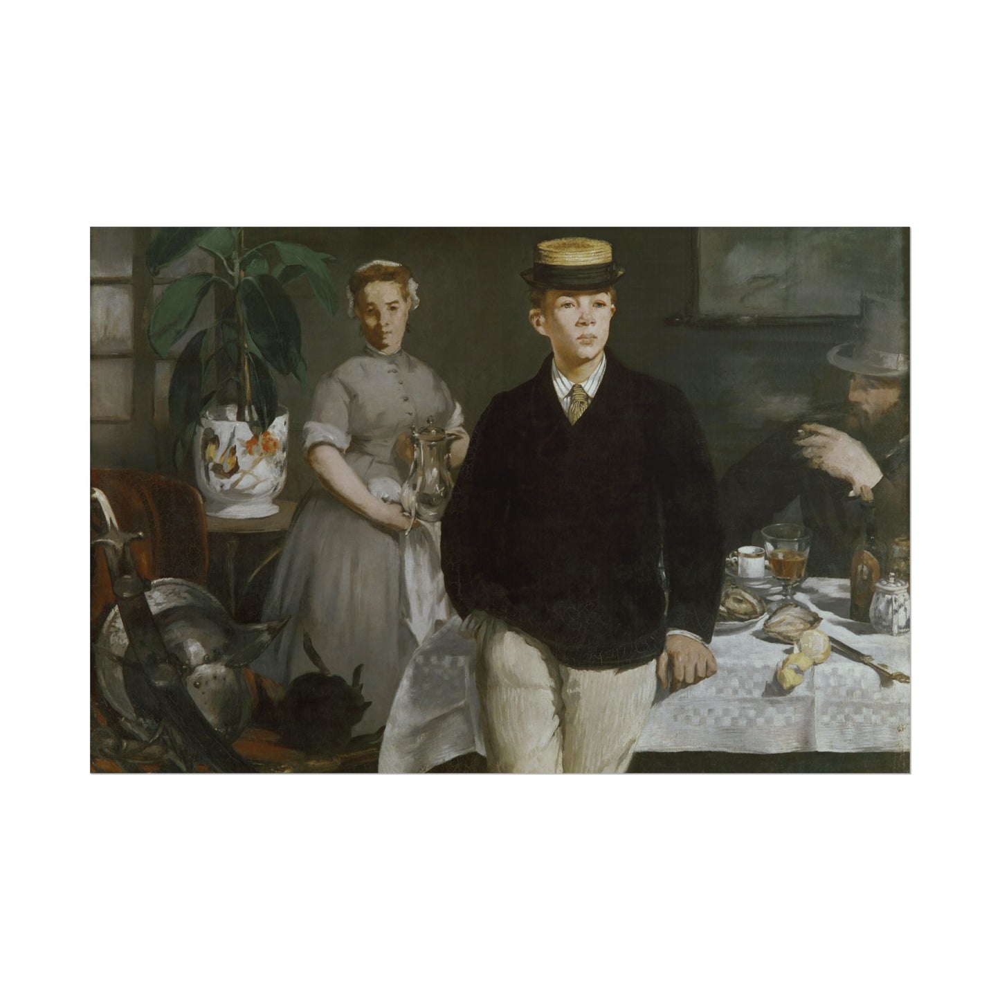 The Luncheon in the Studio Reproduction