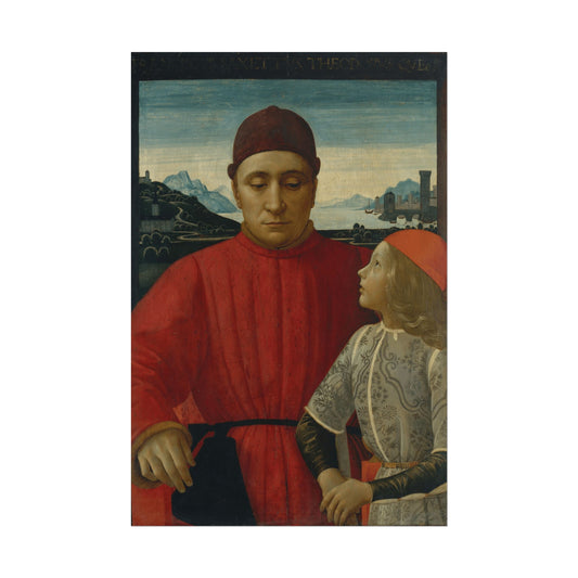 Francesco Sassetti and His Son Teodoro Reproduction